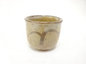 作家物　唐津焼　絵唐津　ぐい呑（保護箱付）